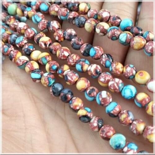 62pcs nature gem stone beads round ball shape size 6mm wholesale semi precious stone spacer beads diy jewelry accessories 15.5"