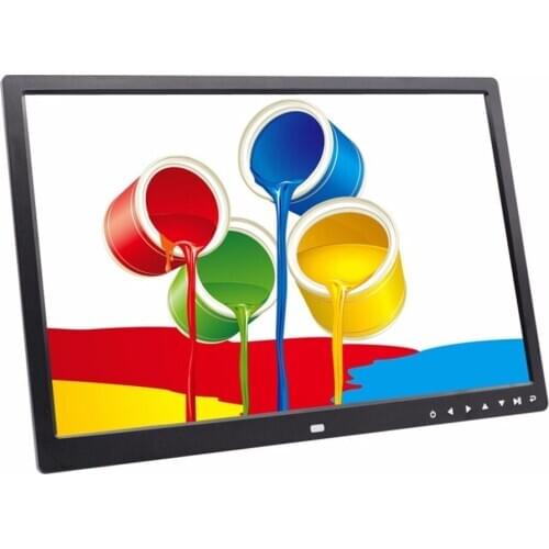HD 1440*900 64G Digital Photo Frame Electronic Album 17 Inches LED Screen Touch Buttons Multi-language