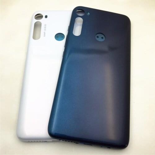 For Motorola Moto One Fusion Plus Back Battery Cover Housing Rear Door Case Replacement Parts + Side key