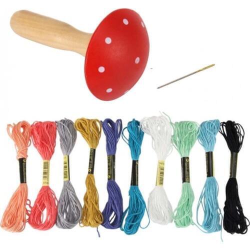 1 Set Wood Darning Mushroom Darner Patching Tool DIY Socks Pants Clothes Sewing