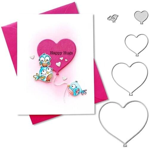 Julyarts Hearts Metal Cutting Die Scrapbook Album For Scrapbooking Album Paper DIY Card Decoration Embossing New