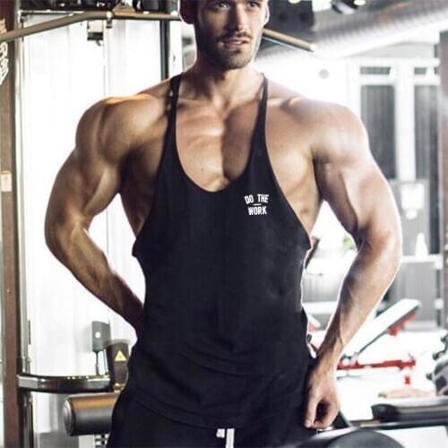 Muscleguys Gyms Stringer Tank Tops Mens Sleeveless Shirt Bodybuilding Tanktop Fitness Mens Singlets Workout Clothes