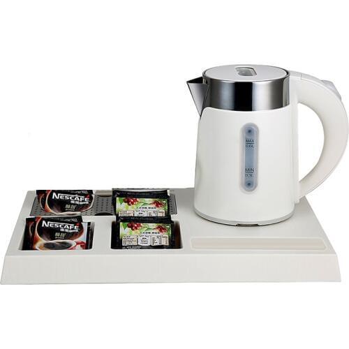 Electric Water Kettle Set 0.6L Double Layer Antiironing Star Professional Hotel Hot Water Boiling Machine Stainless Steel Teapot