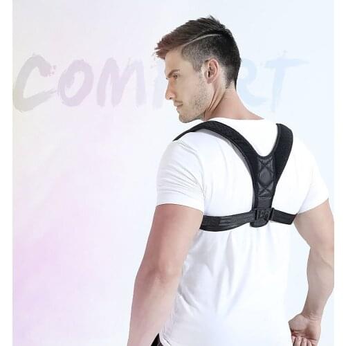 The New Adjustable Adult Sports Safety Back Support Corset Spine Support Belt Posture Corrector Back Shoulder Posture Correction
