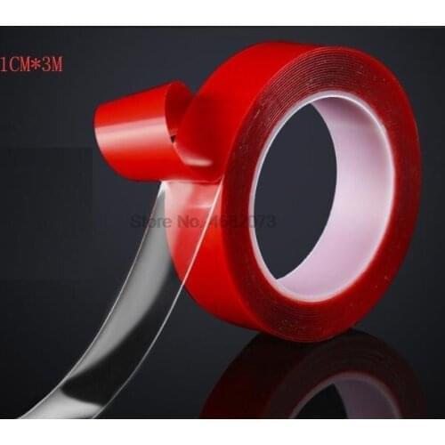 By DHL or Fedex 500pcs Transparent Silicone Double Sided Tape Sticker For Car High Strength High Strength Adhesive Sticker 3M