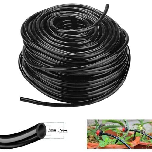 50-5m 3/5mm 4/7mm Watering Hose PVC Micro Drip Irrigation Watering System Tube for Garden Plants Sprinkler Pipe Irrigating Pipe