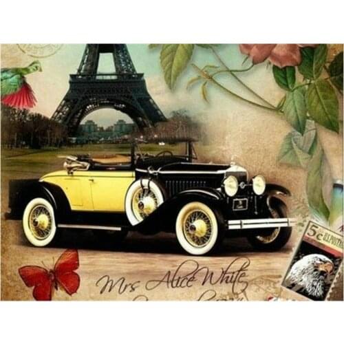 ArtBack full square diamond painting car diy 5d diamond mosaic landscape 3d diamond embroidery decoration