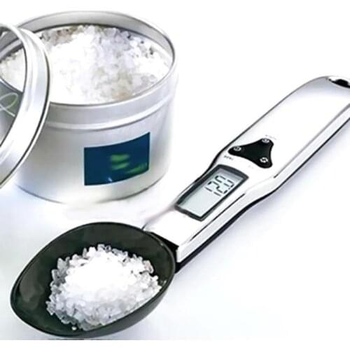 500g/0.1g Portable LCD Digital Kitchen Scale Measuring Spoon Gram Electronic Spoon Weight Volumn Food Scale Baking Accessories