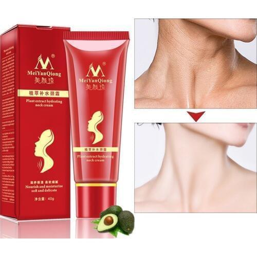 Plant Extract Hydrating Neck Cream Nourish Moisturizing Soft And Delicate Fade Fine Lines Reduce Double Chin Neck Care