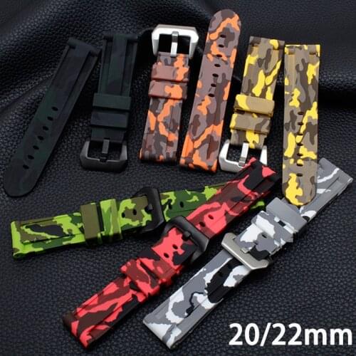 Silicone Strap for Huawei Watch GT 2e Watch Band for Samsung Galaxy Watch 3 41mm/45mm/Active2 Rubber Strap Bracelet Accessories