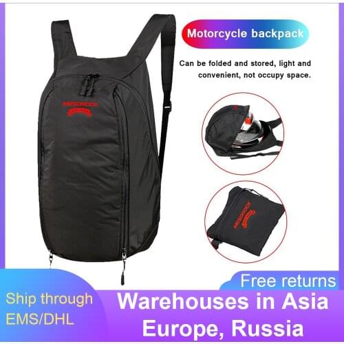 Laptop Motorcycle Bag For Riding 20-28L Expandable Motorcycle Backpack Helmet Travel Luggage Bags Large Capacity Waterproof