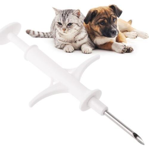 2 Pcs Pet ID Microchip Syringe 2.12x12 mm ISO11784/5 FDX-B HDX Animal Tag Injector IP67