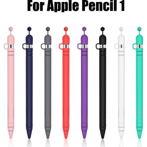 Silicone Sleeve Cap Tip Cover Holder Tablet Touch Pen Stylus Pouch Sleeve For Apple Pencil 1 Generation Case For iPad Pencil