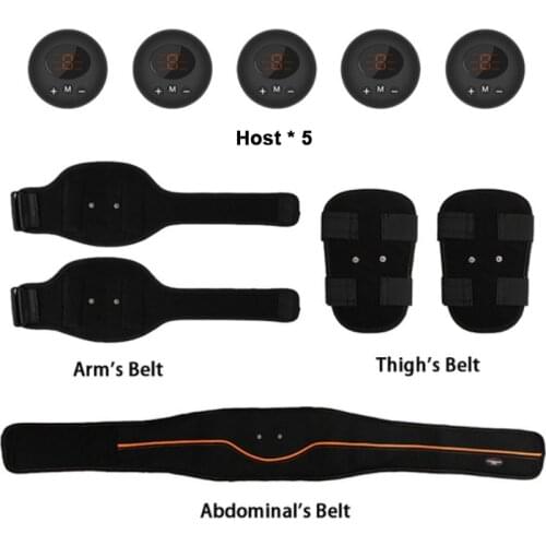 Abdominal EMS Muscle Stimulator Abs Fitness Bauchtraining Equipment Muscles ABS Training Electrical Stimulation Massager