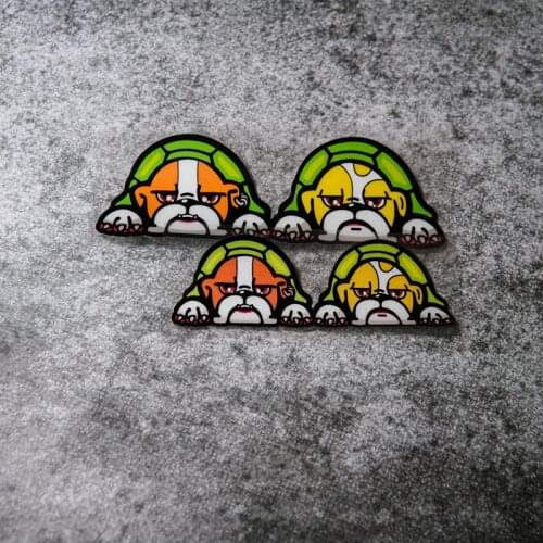 NO.005 Rossi Lucky Dogs Italy Mugello 3M Reflective Modified Stickers Car Glass Waterproof Decals Racing Motorcycle