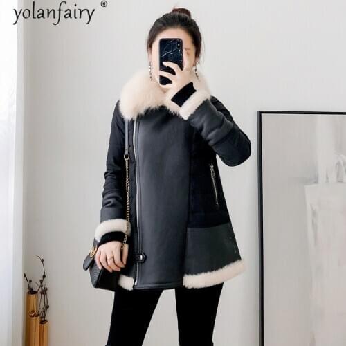 2020 Real Fur Coat 90% White Duck Down Jacket Women Fox Fur Collar Winter Clothes Women Motorcycle Leather Jacket Femme Veste