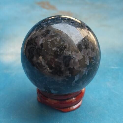 1pcs 40-45mm Natural Gabbro Ball Black Quartz Crystal Sphere Balls Mineral Healing Gift Decor Natural Quartz Crystals