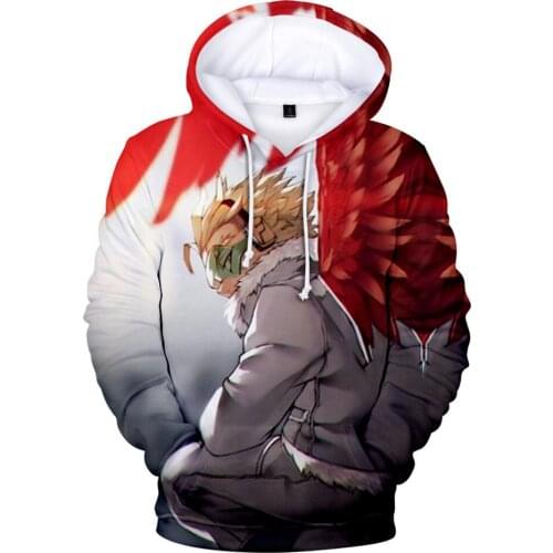 2021 Creative Takami Keigo Men Women Hoodies Sweatshirt Harajuku 3D Printed My Hero Academia Pullovers Fashion Autumn Clothes