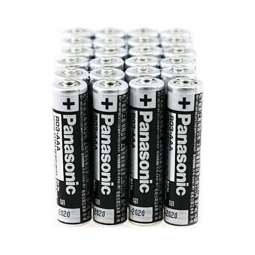 4pcs/lot Panasonic R03 AAA 1.5V Industrial Alkaline Battery No Mercury Dry Batteries For Electric Toys Flashlights Mouse Clock
