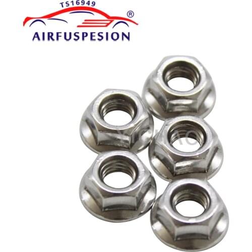 5pcs Front/Rear Air Suspension Shock Absorber Nuts For Mercedes Benz W164 W220 W221 2213204913 2203202438 2203202338 1643206013