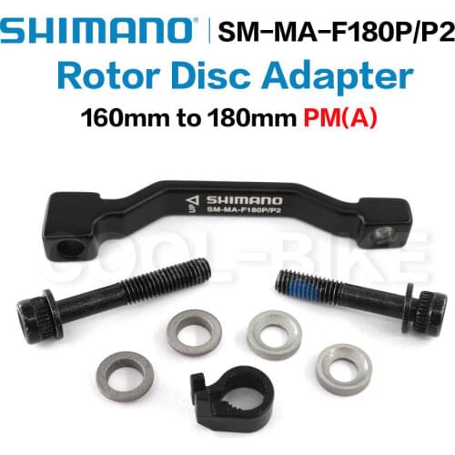 SHIMANO Disc Brake Adapter PM A pillar Disc Brake Bracket For 180mm 203mm Rotor RT86 RT81 RT56 shimano F180P/P2 F203P/PM