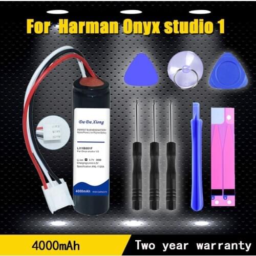 4000mAh Speaker Battery for Harman Kardon Onyx studio 1,Onyx Studio 2 & 3 Loudspeaker Batteries LI11B001F