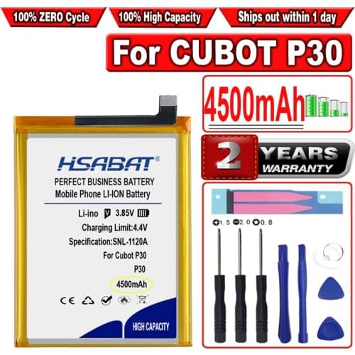 HSABAT 4500mAh Battery for CUBOT P30