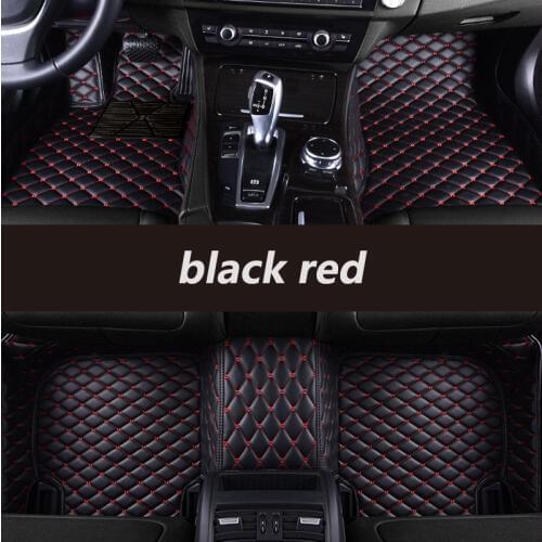 Kalaisike Custom car floor mat for Hyundai santa fe ix25 solaris ix35 accent elantra tucson veloster sonata Genesis Veracruz i30