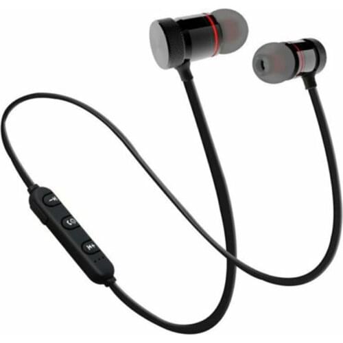 V4.1 Wireless Bluetooth Headphones Sport Gym Earphone Intelligent Noise Reduction Stereo Bass Earbuds Headset With Microphone