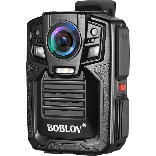 BOBLOV HD66-02 Body Police Video Camera DVR 64GB Law Enforcement Cam 16X digital Zoom 170 Wide Angle Pocket Camera bodycam