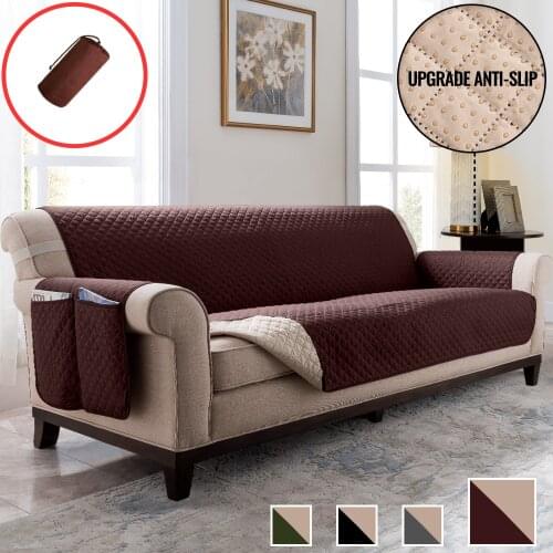 Chair Recliner Sofa Cover Anti-Slip Sofa Covers For Living Room Sectional Sofa Couch Cover Elastic Slipcovers For Pet & Kid