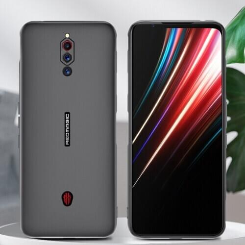 For Nubia Red Magic 5G Case Black Soft TPU Matte Case For Redmagic 5G 5S Case Back Cover For Red magic 5S