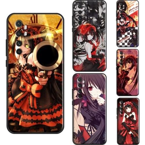 Date a Live Tokisaki Kurumi Anime Case For POCO X3 Pro F1 F2 M3 Pro F3 Cover For Xiaomi Mi 11 Ultra Note 10 Lite Mi 10T Pro
