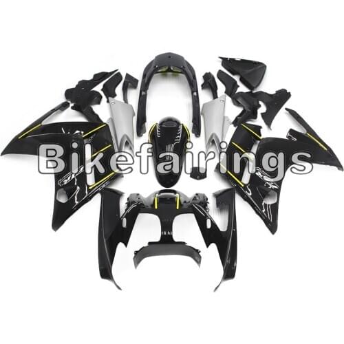 Black and Yellow Stripes Sportbike Cowlings For Yamaha FJR1300 2001 2002 2003 2004 2005 2006 ABS Plastic Complete Bodywork Kit