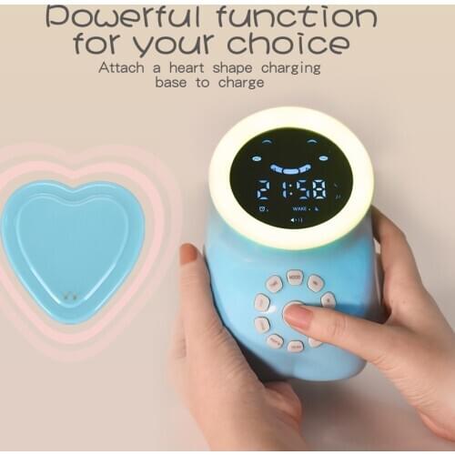 Digital Smart Alarm Clock LED Despertador Night Light Wake Up Lamp Dinosaur Desk Training Table Clocks For Kids Bedroom Beside