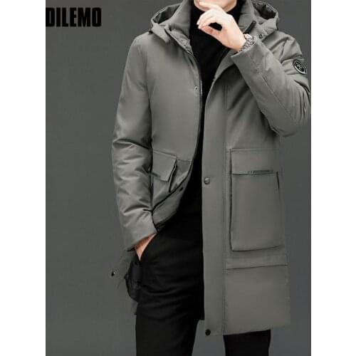 Мужские длинные парки DILEMO China At AliExpress