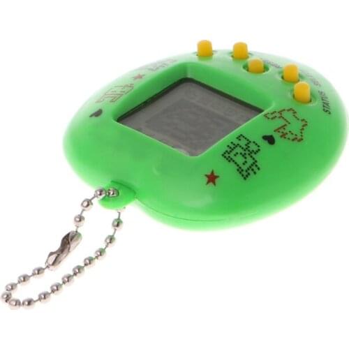 Electronic Pet Game Machine Tamagochi Learning Education Toys With Chain B85B