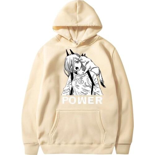 Chainsaw man Printed Hoodie Woman 2021 Creativity Funny Harajuku Casual Hoodies Fashion Lace-up Women Hoody