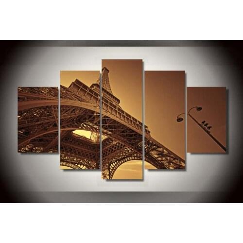 HD Printed Eiffel Tower Group Painting childrens room decor print poster picture canvas Free shipping/ny-1663