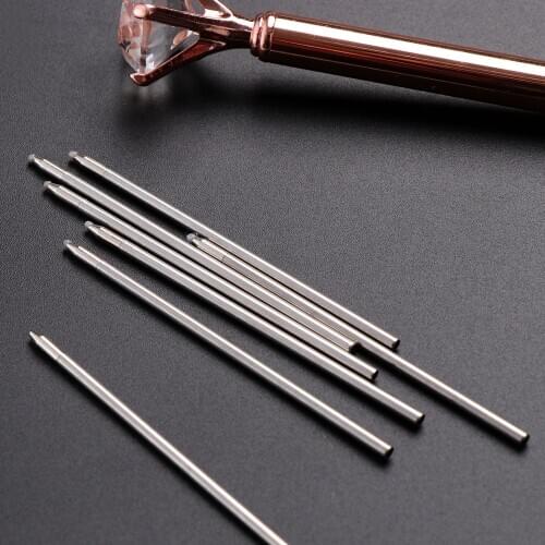 5Pcs/Lot Metal Diamond Pen Refills Various Types Of Crystal Diamond Refill Ballpoint Pen Refill Gravity Pen Multifunction Refill