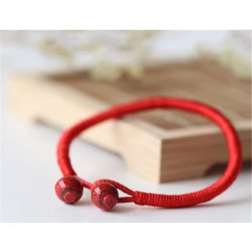 Trendy Women Lucky Beaded Bracelets Red String Bangles Handmade Accessories Men Luck Jewelry Unisex Couple Gifts Free Shipping