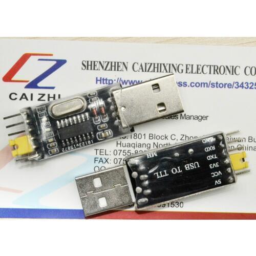 Free Shipping CH340 module USB to TTL CH340G upgrade download a small wire brush plate STC microcontroller board USB to serial