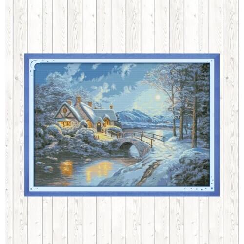 Homeland Chinese Cross Stitch Kits Stitches Embroidery DMC Floss Crafts DIY Handmade Needlework 14ct 11ct Printed Home Decor Kit
