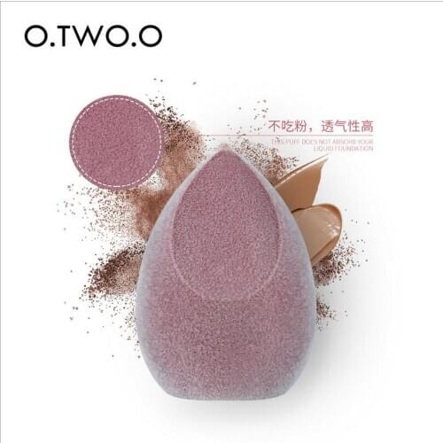 O.TWO.O Soft Velvet Sponge For Liquid Foundation Loose Powder Blusher Microfiber Fluff Surface Make Up Cosmetic Puff T1525