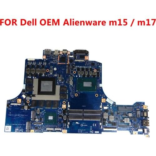 For Dell OEM Alienware m15 / m17 Laptop Motherboard (System Mainboard) with i7 2.2GHz Hex Core CPU - RTX 2080 - W9G04