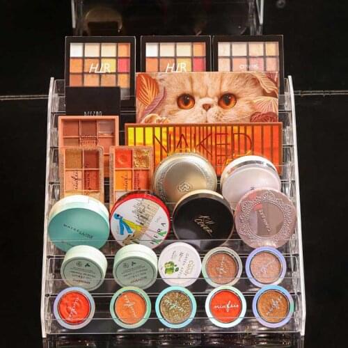 7 layers Nail Polish Display Stand Clear Cosmetic Varnish Display Rack Holder Essential Oil Bottle Organizer Storage