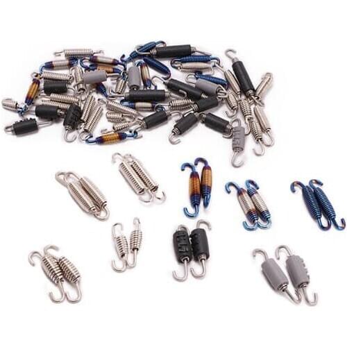 Spring Universal Motorcycle spring accessories connecting Z piece welding head exhaust pipe spring spring hook stainless steel