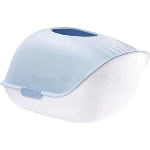 Tail life cat litter basin Cat Toilet top in fully enclosed deodorant large splash proof cat whale litter Basin