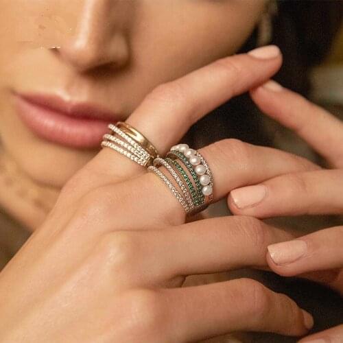 SEDERYLA Rings With Cubic Zirkonia For Women