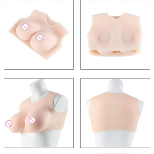Realistic Silicone Breast Forms Fake Boobs D Cup for Women Female Shemale Trandsgender Drag Queen Cosplay